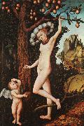 Lucas  Cranach Cupid Complaining to Venus